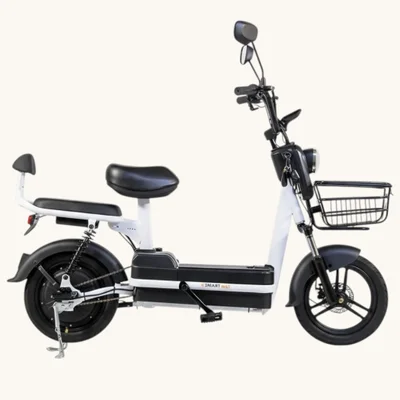 Bicicleta Elétrica Route, 500w, Adulto, Sem CNH, Scooter, Preto e Branco