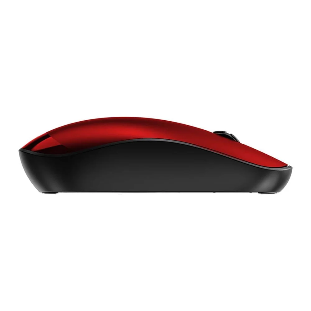 Imagem 2 de 5 do produto Mouse Sem Fio Slim Ms300 1200 Dpi 3 Botões Vermelho Multi