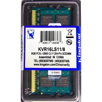 Memória Ram Kingston 8GB, 1600mhz, Ddr3, Notebook, Cl11