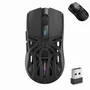 Mouse Rs8, 10000dpi, Conexão De Três Modos Gamer Sem Fio