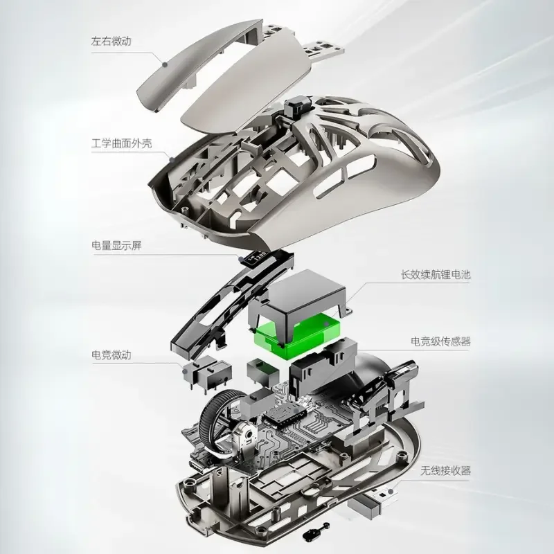 Mouse Gamer Sem Fio Rs8 Smailwolf RGB 10.000 Dpi Bluetooth Mouse Gamer Sem Fio Rs8 Smailwolf RGB 10.000 Dpi Bluetooth