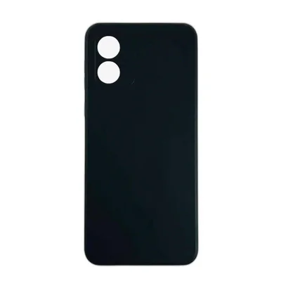 Capa Capinha Silicone Aveludada Preta Para Moto E13