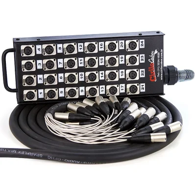 Medusa 24 Vias Montada Conectores Amphenol - 3 Mt