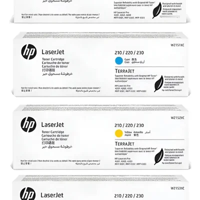 Kit 4 Toner HP 230x 2150x 2151x 2152x 2153x 2300x 4203x