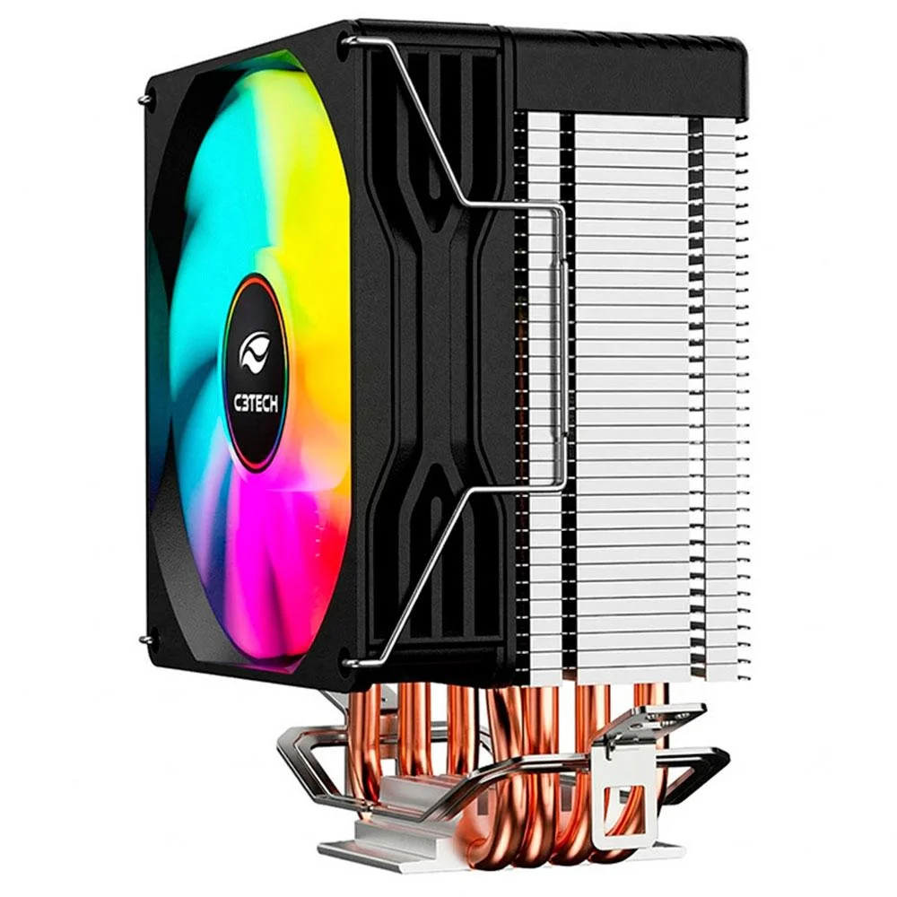 Cooler Para Processador C3tech Multicolor 90mm Fc-l120m 5