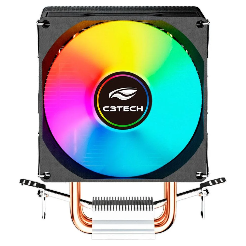 Cooler Para Processador C3tech Multicolor 90mm Fc-l120m 6