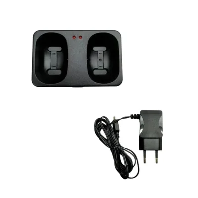 Fonte + Base Carregadora P/ Rádio Intelbras Rc4100 Rc4102
