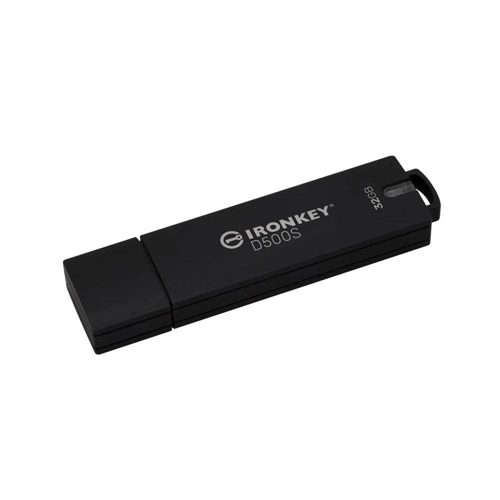 Imagem 4 de 5 do produto Pen Drive 32gb Usb 3.2 Ironkey D500s Fips140-3 260mbs Leit Ikd500s/32gb Kingston
