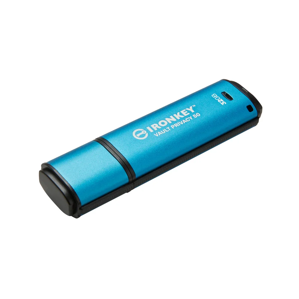 Imagem 3 de 5 do produto Pen Drive  32gb Usb C3.2 Ironkey Vault Privacy 50 250mbs Lei Ikvp50c/32gb Kingston