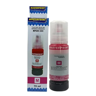 Kit 5 Refil Tinta Para Uso Epson T504 T544 L3110 L3150 L3250