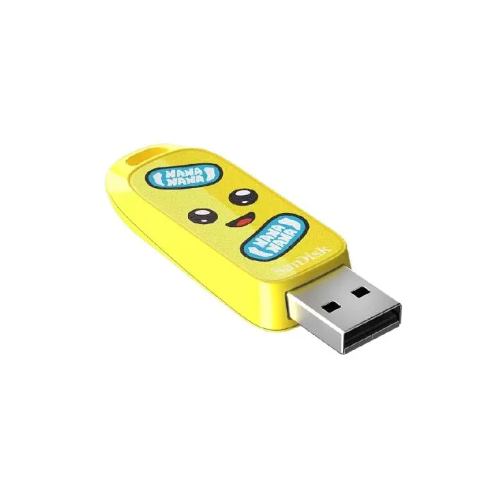 Imagem 2 de 5 do produto Pen Drive Sandisk Fortnite Peely Edition Usb 3.2 128GB Amarelo - Sdczif-128g-g46