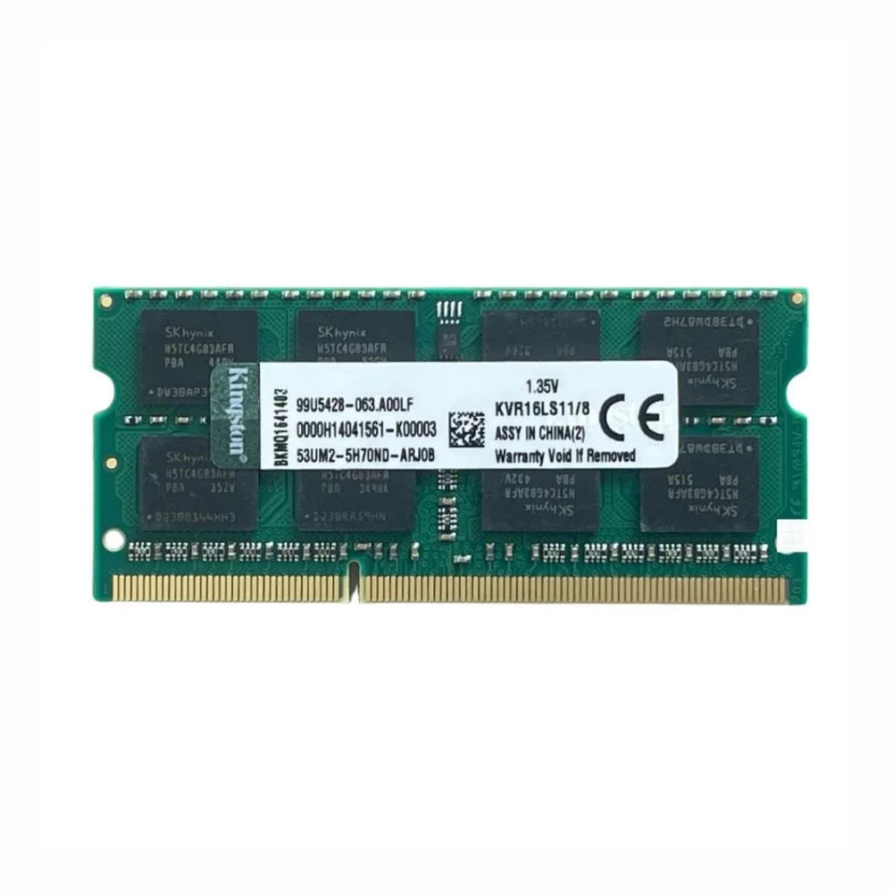 Memoria Para Notebook Kingston Valueram So-dimm 8GB 1600mhz Ddr3l Cl11 Kvr16ls11 8 Memoria Para Notebook Kingston Valueram So-dimm 8GB 1600mhz Ddr3l Cl11 Kvr16ls11 8