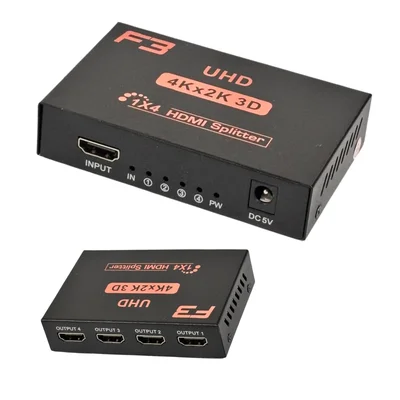 Splitter HDMI 4 Portas 4k Jc-sphmi F3 - Distribuidor 1x4