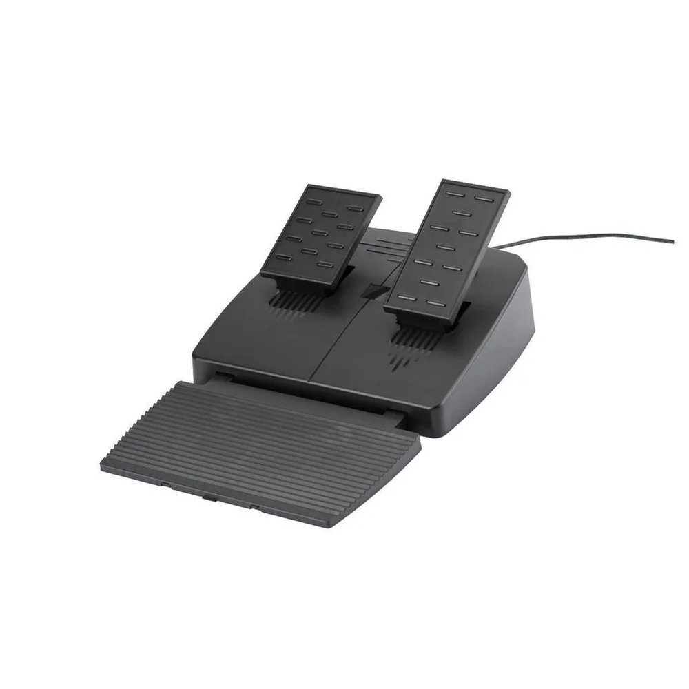 Imagem 3 de 5 do produto Volante Gamer Com Câmbio E Pedal Vibração 270 Graus Para PC Console Usb Kp-5817