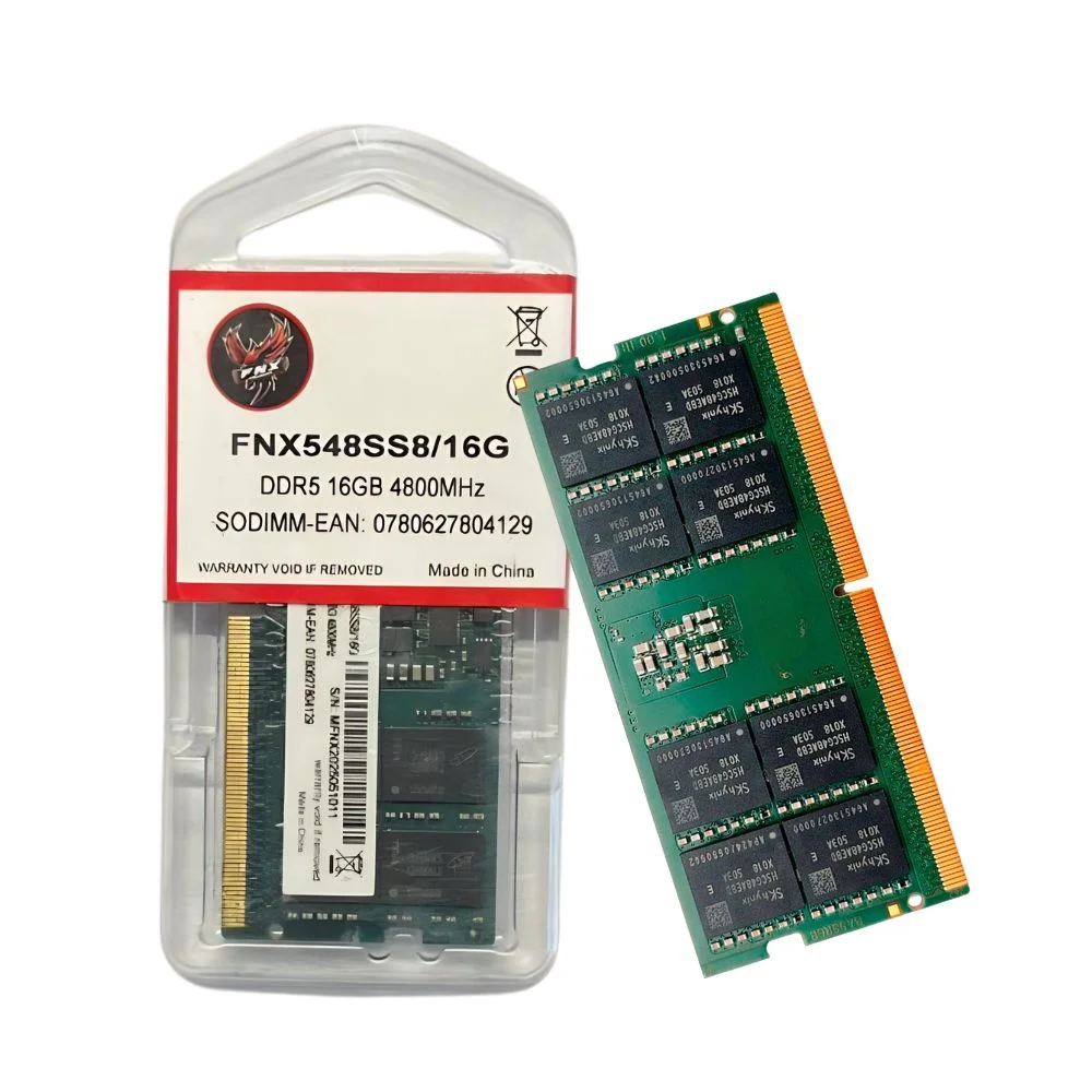 Memoria Ram Para Notebook Fnx So-dimm 16gb 4800mhz Ddr5 Cl22 Fnx548ss8-16g