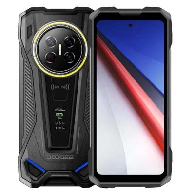 Smartphone Doogee V Max 2 5g 48GB Ram 512gb Android 16 Bateria 22000mah Titânio