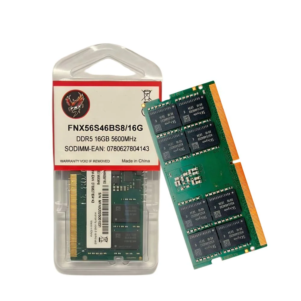 Memoria Ram Para Notebook Fnx So-dimm 16gb 5600mhz Ddr5 Cl22 Fnx56s46bs8-16g Memoria Ram Para Notebook Fnx So-dimm 16gb 5600mhz Ddr5 Cl22 Fnx56s46bs8-16g