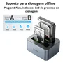 Dockstation Type-c/ Usb3.2 Gen 2 Para Hd 3.5" E 2,5" Jc-doctyc