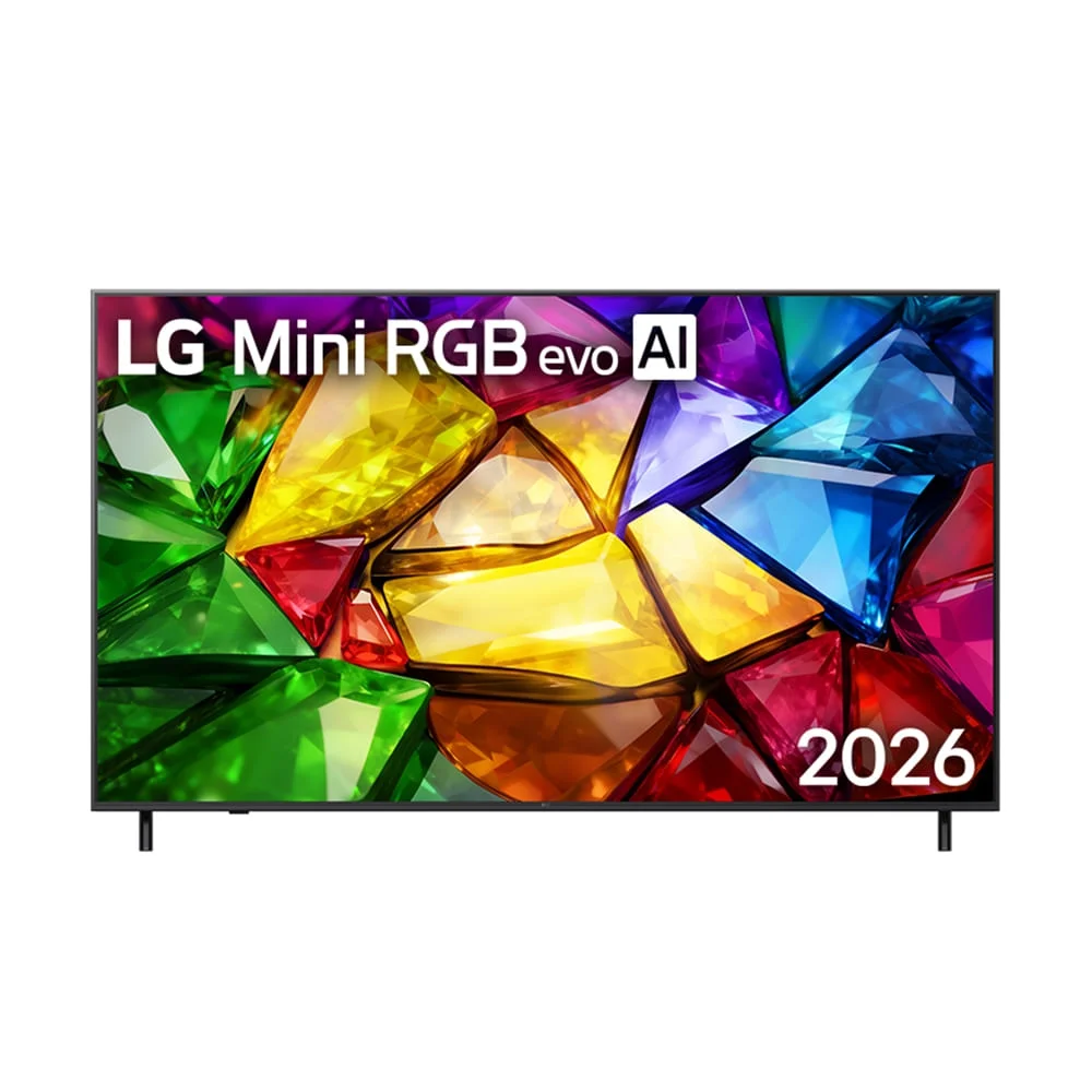 Smart Tv 4k 75" Lg Mini RGB Evo Ai MRGB85 2026 Processador Α8 Ger3 144hz Dolby Vision E Dolby Atmos - 75mRGB85bsc Bivolt