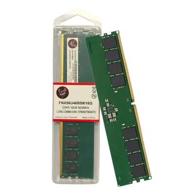 Memoria Ram Para Desktop Fnx Dimm 16gb 5600mhz Ddr5 Cl46 Fnx56u46bs8-16g