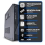 Computador Desktop, Intel Core i3 4ª Geração, 16gb Ram, Sem SSD, Conexões Usb/vga/hdmi/lan/som