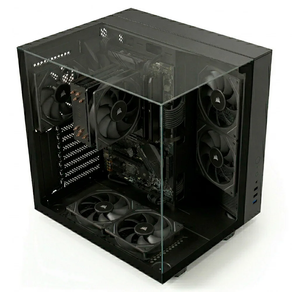 PC Gamer Completo Amd Ryzen 5 5600gt, 32gb Ddr4, Radeon Vega, SSD 512gb Nvme, Monitor 21.5",gabinete Aquário Preto 5 Fans - Bluepc Lumini Pgbp-lum114 - view 4