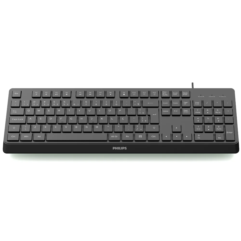 Imagem 2 de 3 do produto Teclado Usb Spk6238 Wired Simplicity Philips