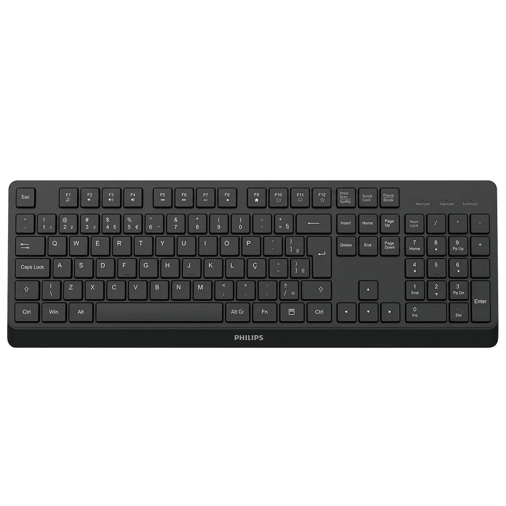 Imagem 3 de 3 do produto Teclado Usb Spk6238 Wired Simplicity Philips