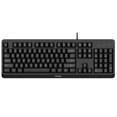 Teclado Usb Spk6207bl Wired Simplicity Philips