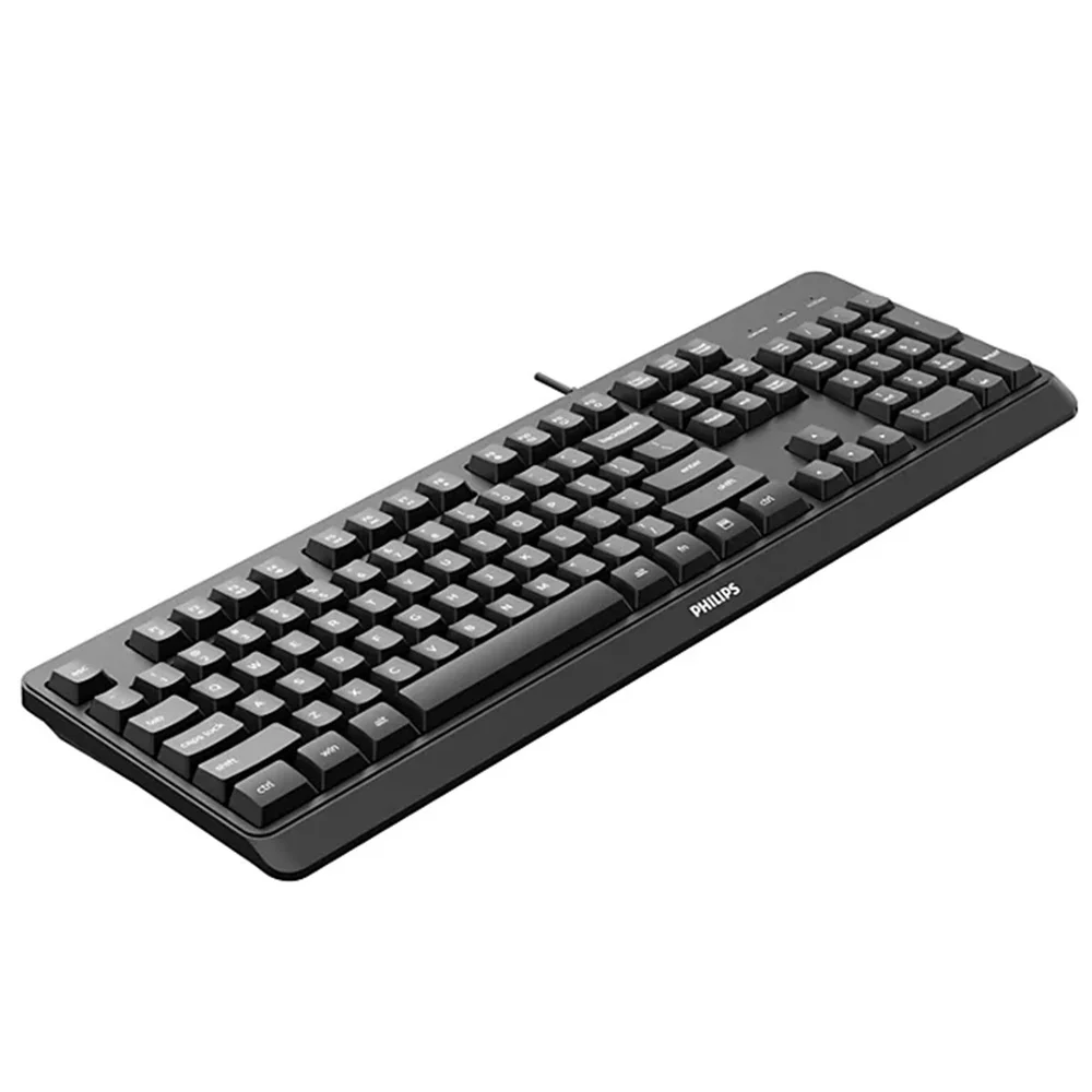 Imagem 2 de 3 do produto Teclado Usb Spk6207bl Wired Simplicity Philips