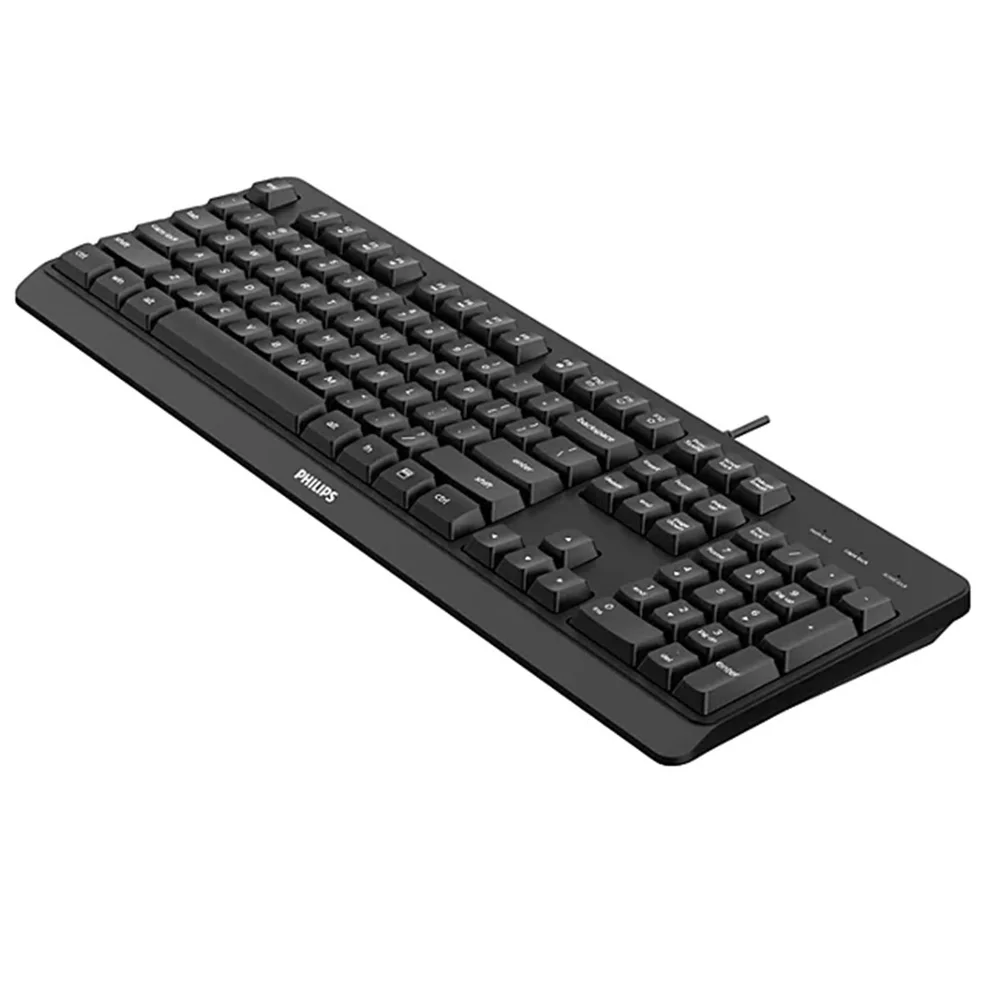 Imagem 3 de 3 do produto Teclado Usb Spk6207bl Wired Simplicity Philips