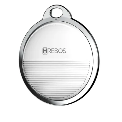 Rastreador Inteligente Hrebos H-tag Finder If-700 Compatível Apple Find My Bluetooth Cor:branco