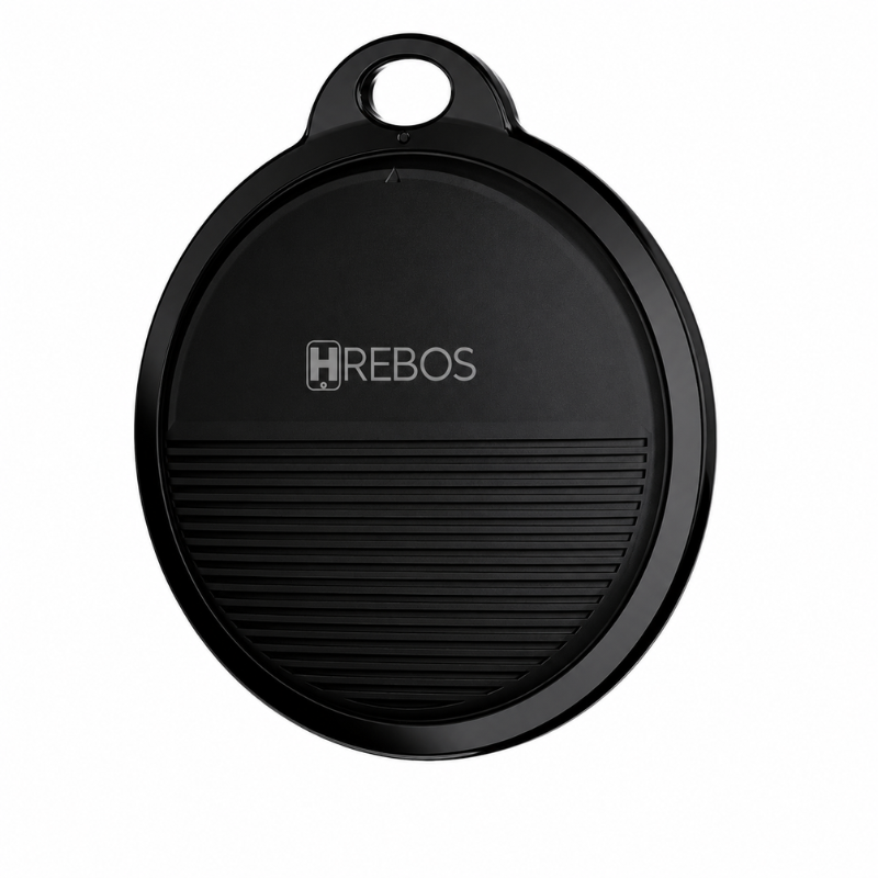 Rastreador Inteligente Hrebos H-tag Finder If-700 Compatível Apple Find My Bluetooth Cor:preto