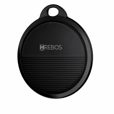 Rastreador Inteligente Hrebos H-tag Finder If-700 Compatível Apple Find My Bluetooth Cor:preto