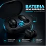 Fone De Ouvido Bluetooth 5.0 Sem Fio Com Visor Preto