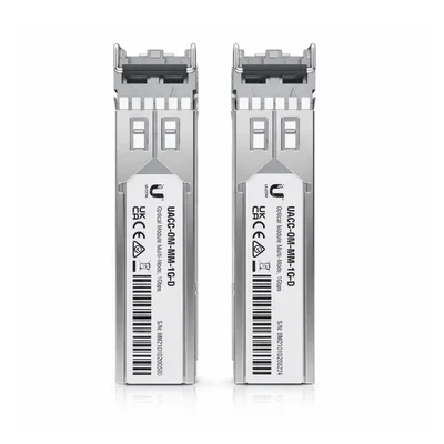 Módulos Sfp Ubiquiti 1gbps Multimodo Lc Duplex 550m 850nm Kit 2 Un Alta Performance