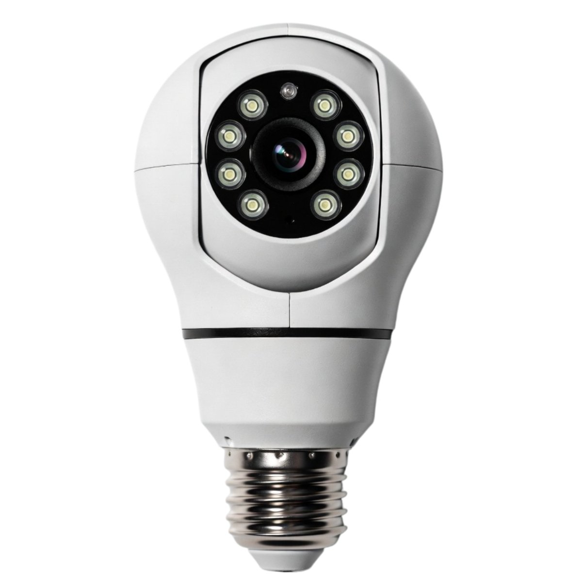 Lâmpada Câmera Segurança Wifi Hd 360