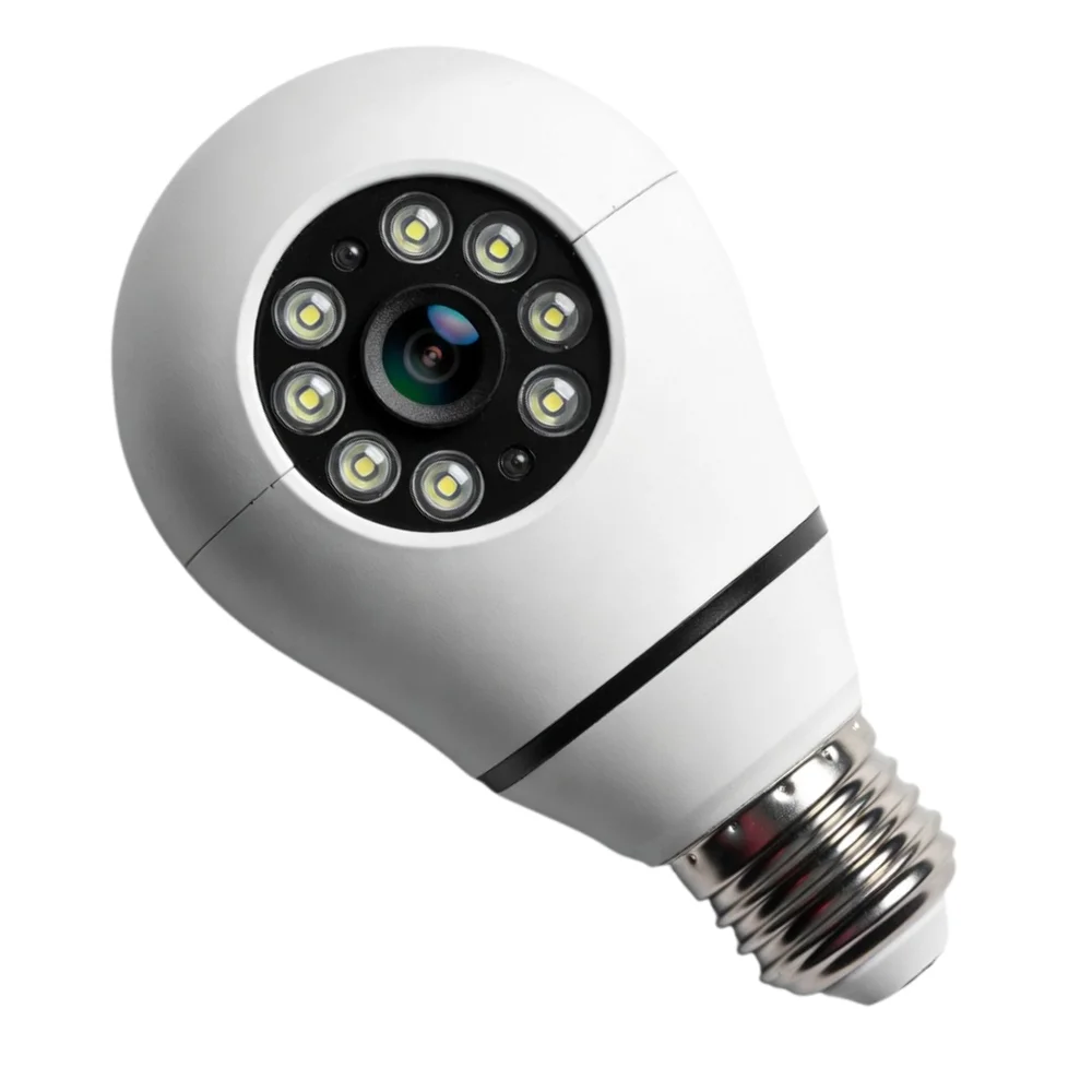 Imagem 3 de 5 do produto Lâmpada Câmera Segurança Wifi Hd 360
