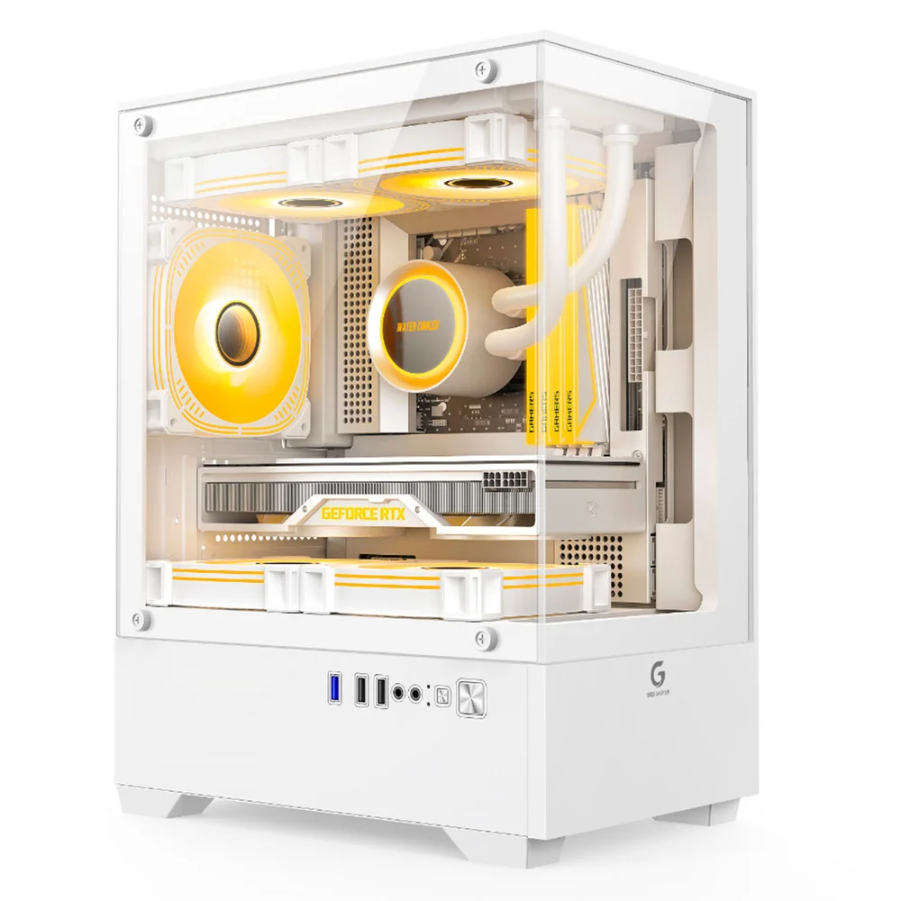 Gabinete Gamer Brx, Tower, 3 Fans, Micro-atx, Mini-atx, Branco - R31w