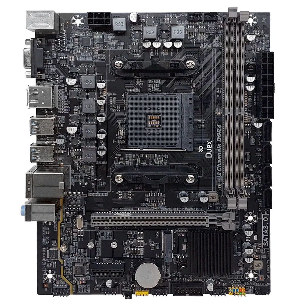 Placa Mãe Duex Bulk B550g, Am4 Ddr4, Chipset Amd B550, Usb 3.2 - Dxmbb550g Bulk -oem 6