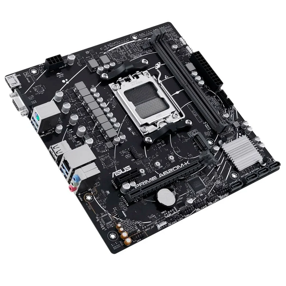Placa Mãe Asus A620m Primek, Am5 Ddr5, Chipset Amd A620, Usb 3.2 - Prime A620m-k 5