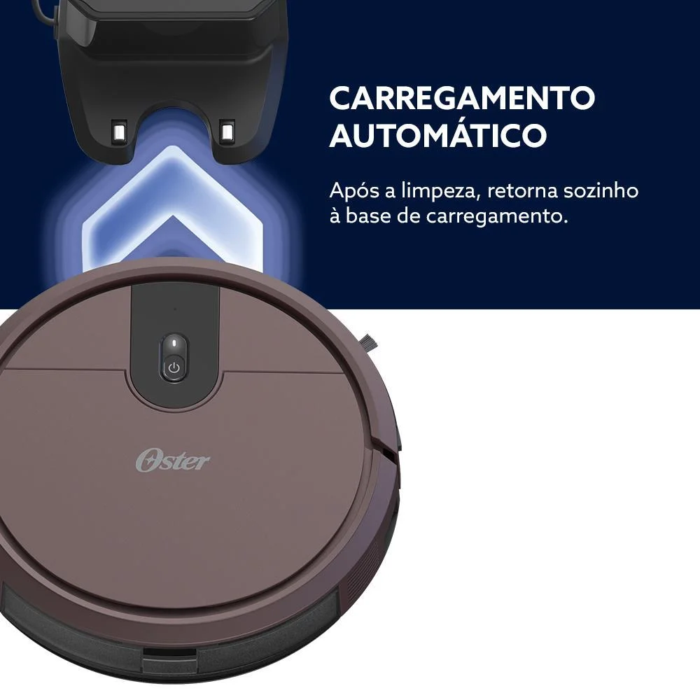 Imagem 2 de 5 do produto Aspirador Robô Oster Ultra Slim Oasp110 - Bivolt