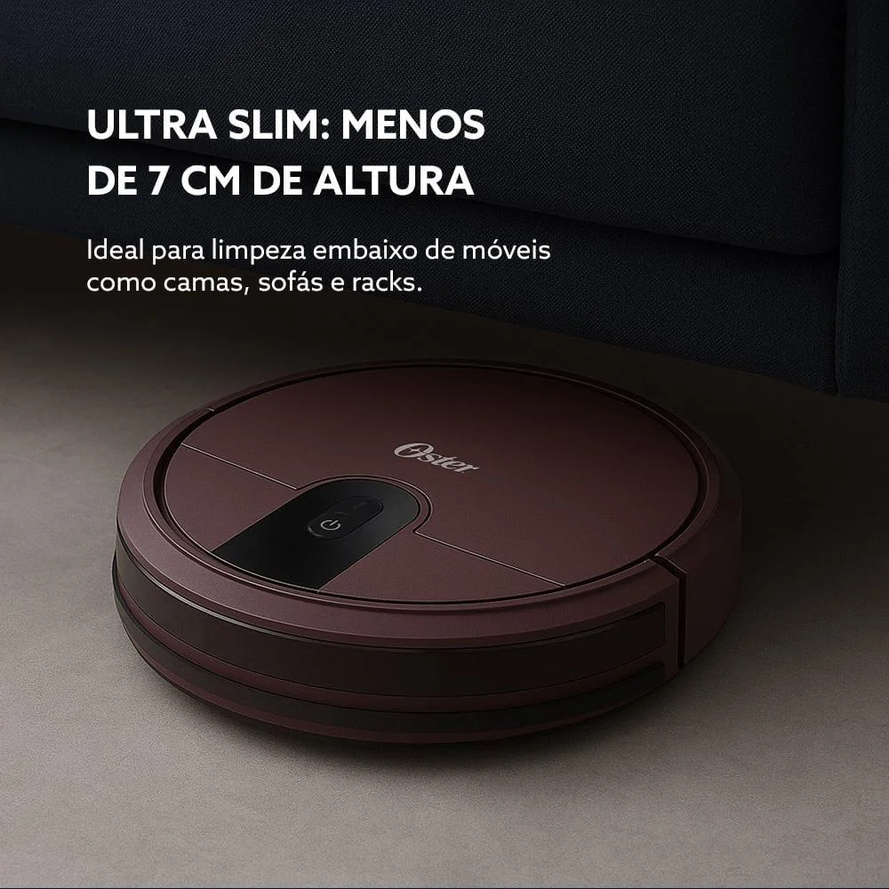 Imagem 3 de 5 do produto Aspirador Robô Oster Ultra Slim Oasp110 - Bivolt