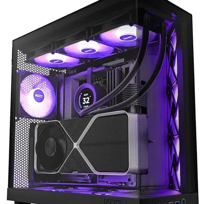 PC Gamer High End Ryzen 7 9800x3d Rtx 5060 ti 16gb,64gb Ddr5 SSD 2TB Nvme WINDOWS 11 Pro Nzxt H6 Flow