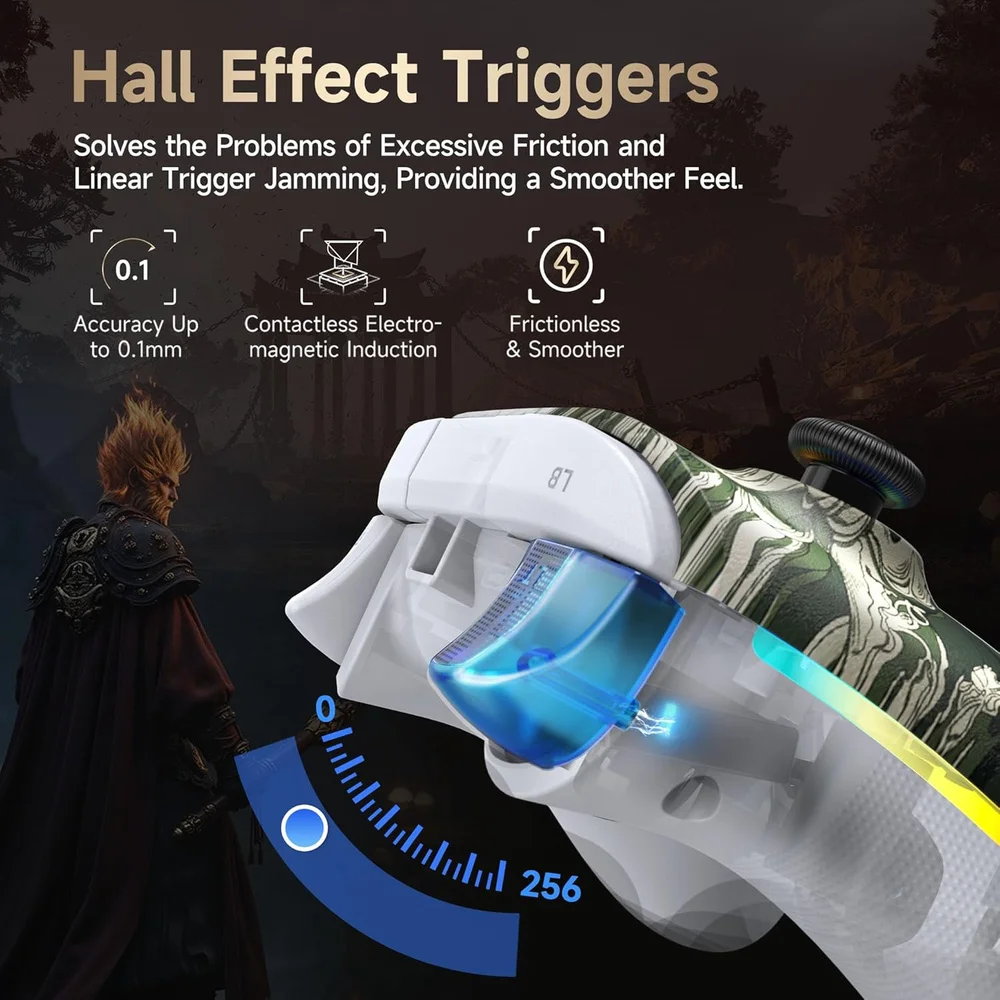 Imagem 3 de 5 do produto Controle Gamer Easysmx X15 Wukong Hall Effect Para PC Switch