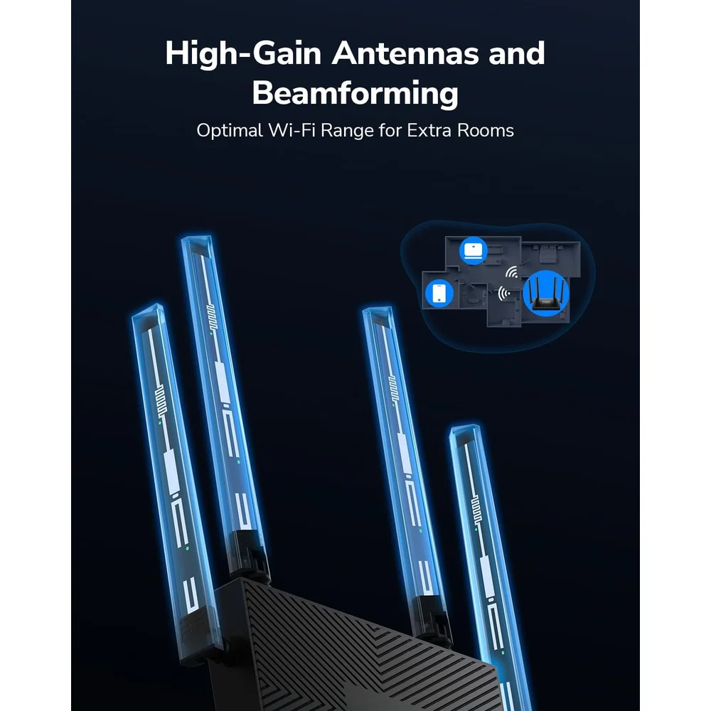 Imagem 4 de 5 do produto Roteador Mesh Wi-fi 6 Cudy Wr3000e Dual-band Ax3000 Gigabit