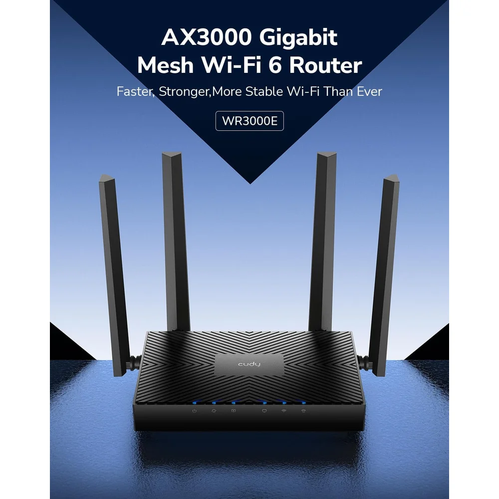 Imagem 5 de 5 do produto Roteador Mesh Wi-fi 6 Cudy Wr3000e Dual-band Ax3000 Gigabit
