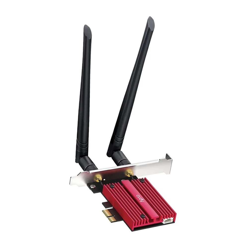Adaptador Wi-fi 6e Cudy We3000s Ax5400 Bluetooth 5.2 PCi-e