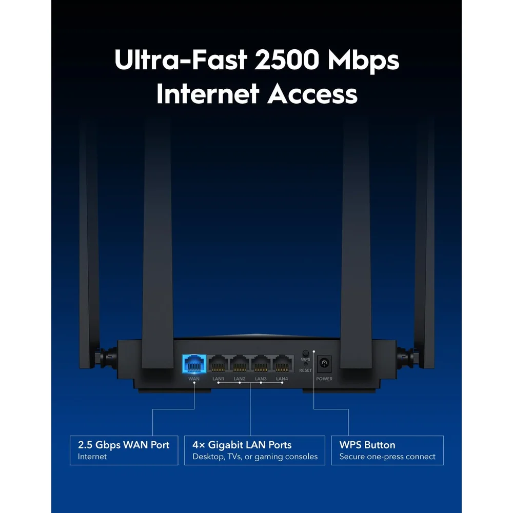 Imagem 2 de 5 do produto Roteador Mesh Wi-fi 7 Cudy Wr3600 Dual-band Gigabit Be3600