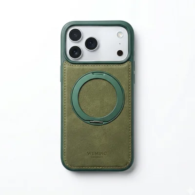 Capa Capinha Couro Super Premium Suporte Iphone 17 Pro Max